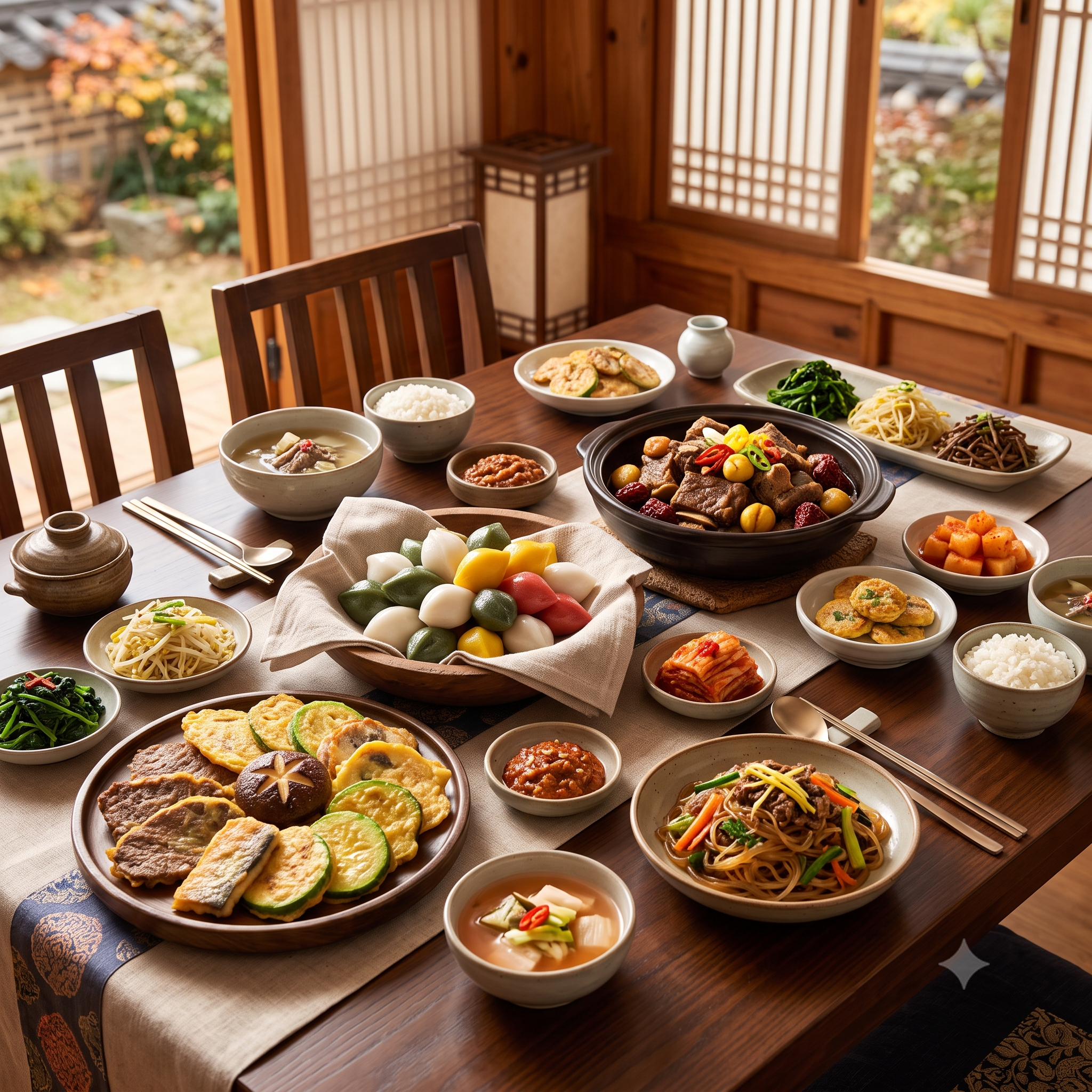 명절음식사진(AI활용)