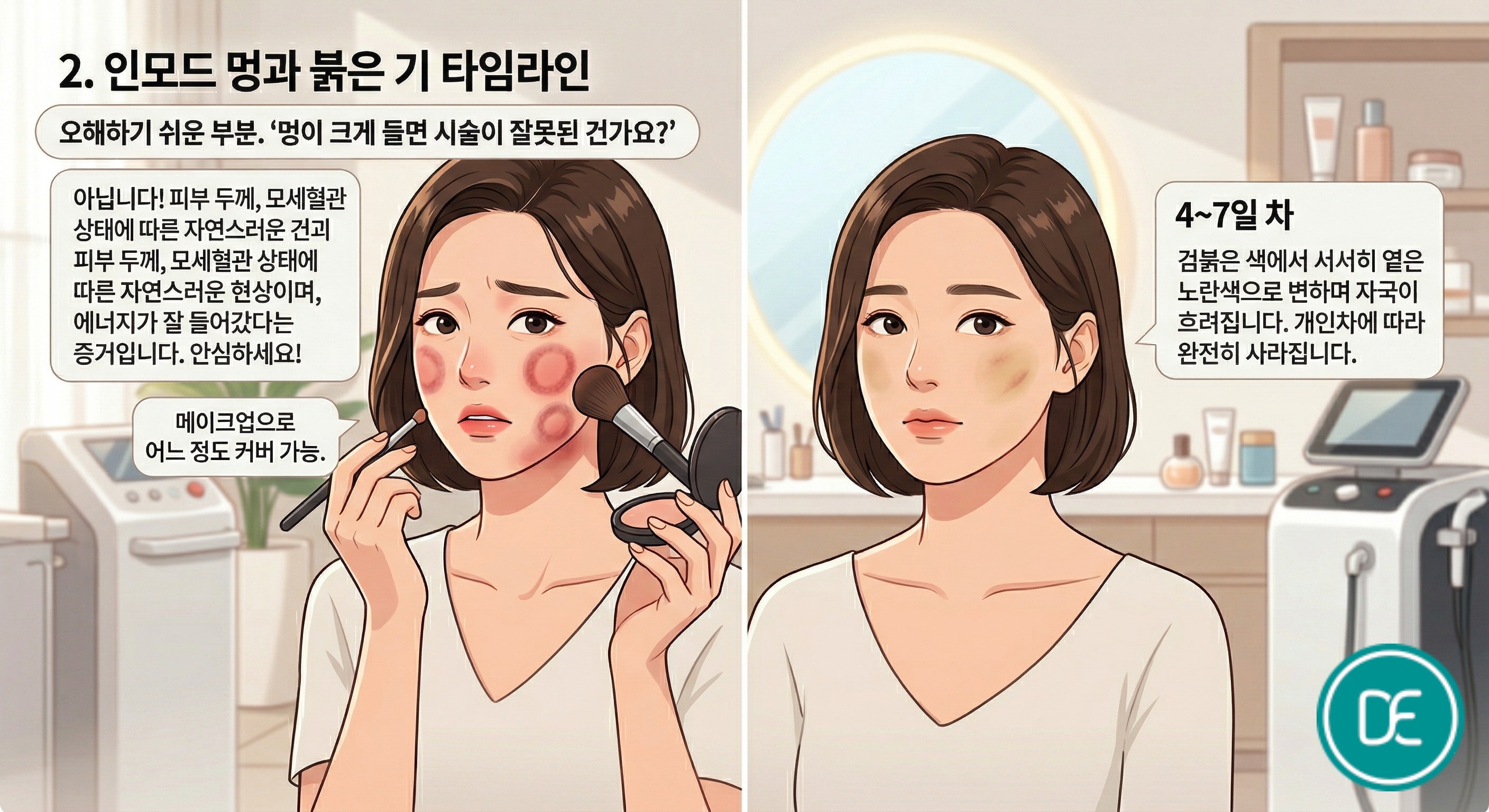 인모드,인모드멍,인모드자국,인모드붉은기,인모드다운타임