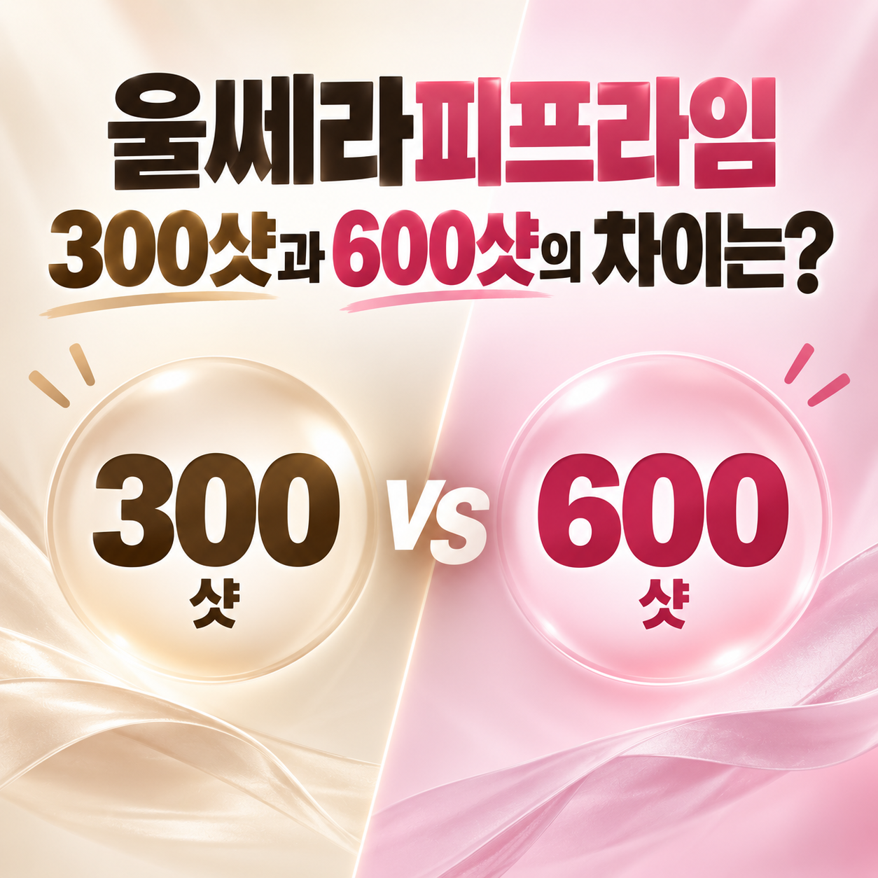 천안 울쎄라피프라임 효과 300샷 600샷 비교(AI이미지활용)